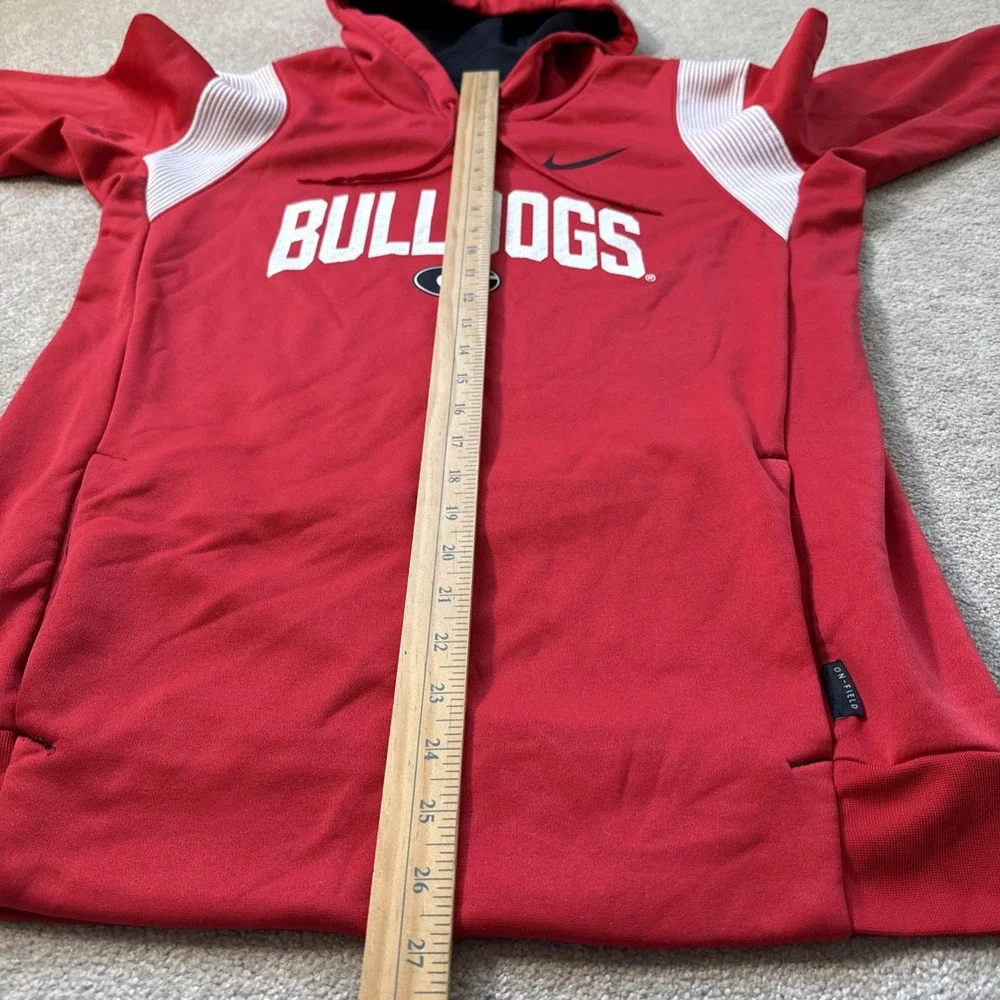Nike Georgia Bulldogs‎ UGA Team Issue Sideline Hoodie Red Mens S DN6527